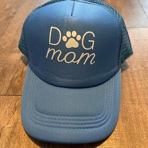 Blue Dog Mom Trucker Hat
